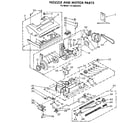 Kenmore 1163966282C nozzle and motor assembly diagram