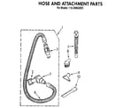 Kenmore 1163966282C hose assembly diagram