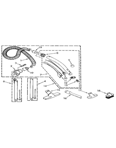 Hose and attachment