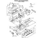 Kenmore 1163926582C nozzle and motor assembly diagram