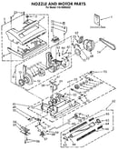 Nozzle and motor assembly