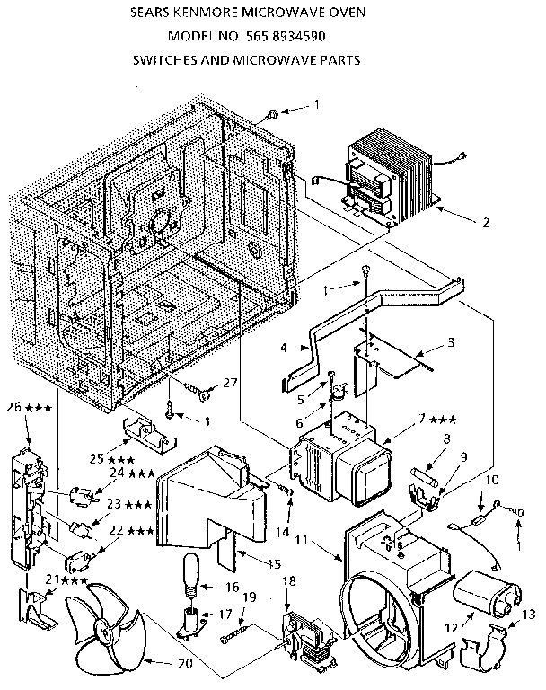 Magnetron and air flow