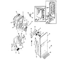 Jenn-Air JRSD226B/MBQ31A ice & water dispenser diagram