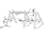 Sears 51272048 a-frame assembly diagram