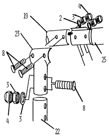 Center leg fitting
