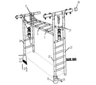 Sears 512725585 c-frame assembly diagram