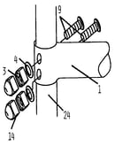 Climber rail hardware