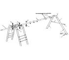 Sears 512720922 a-frame assembly diagram