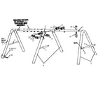 Sears 512720967 a-frame drawing diagram