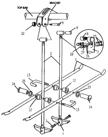 Glide ride hanger