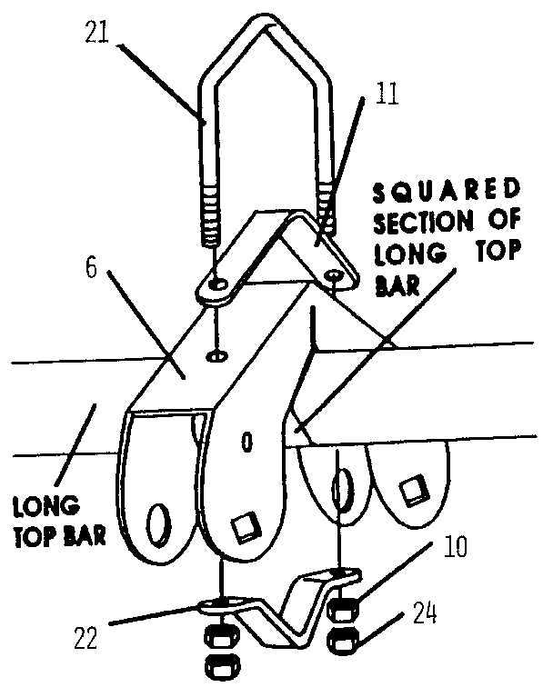 Top bar bracket