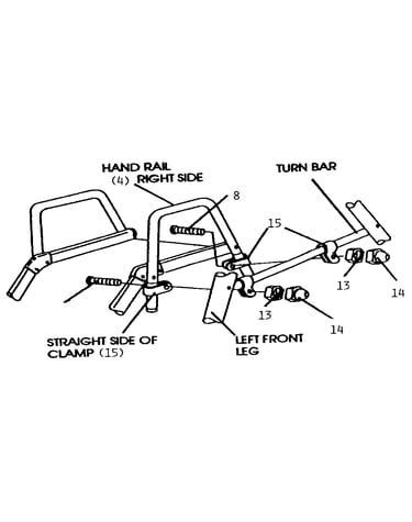 Slide handrail