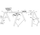 Sears 512720968 a-frame assembly diagram