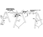Sears 512720943 a-frame drawing diagram