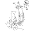 Sears 512720943 lawn swing hanger assembly diagram