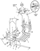 Lawn swing hanger assembly