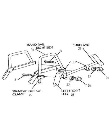 Slide hand rail