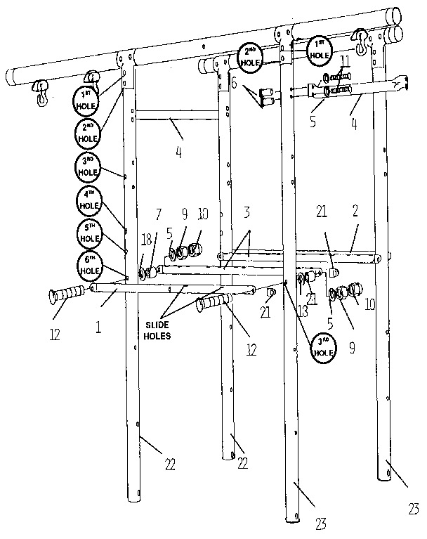 Bar assembly c