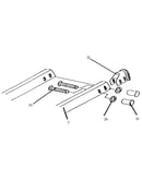 Slide bed hardware