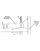 Deck board hardware
