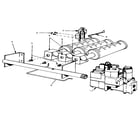 Kenmore 229965370-1980 propane gas burners & manifold diagram