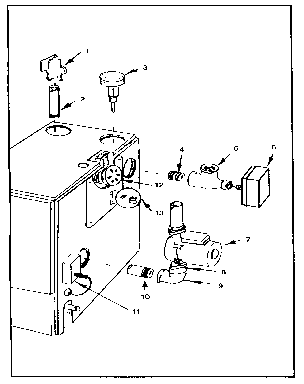 Boiler controls and piping