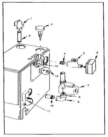Boiler controls and piping