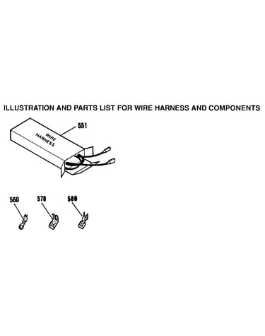 Wire harness and components