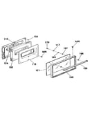 Oven door section