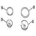Kenmore 9114532091 drip pans and rings diagram