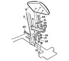 Weider E5100 seat assembly diagram