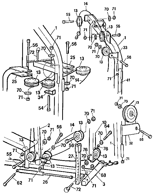 Pulleys & cables