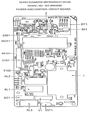 Power and control circuit board