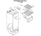 Kenmore 1069430010 refrigerator liner diagram