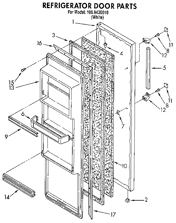 Refrigerator door