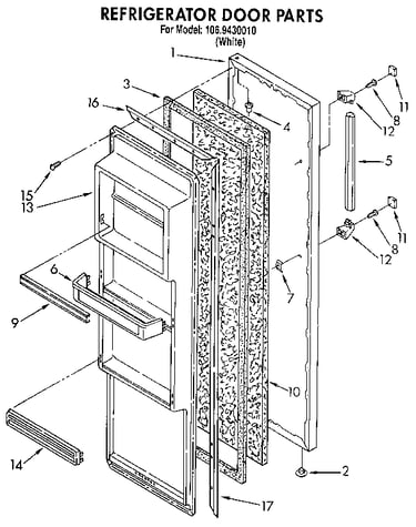 Refrigerator door
