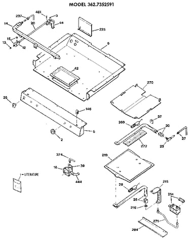 Burner section