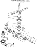 Pump and sprayarm