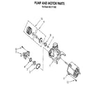 Kenmore 6651711592 pump and motor diagram