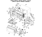 GE JEM825K02 microwave parts diagram