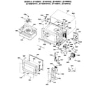 GE JE1456KWH02 microwave parts diagram