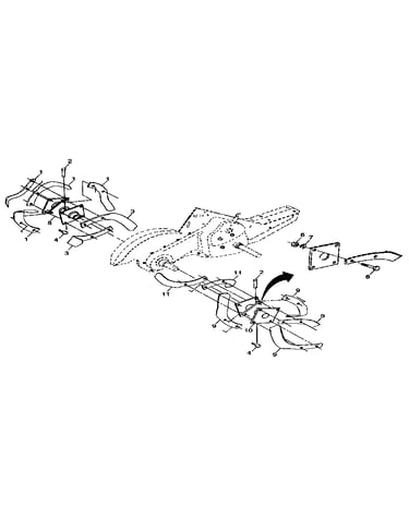 Tine assembly