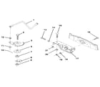Craftsman 917256851 sector gear/axle support diagram