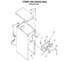 Kenmore 6651350592 cabinet and control diagram