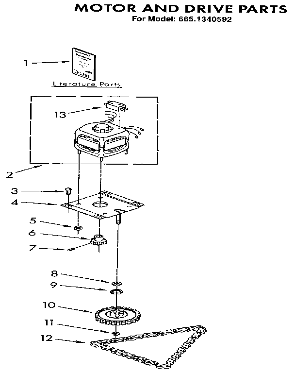 Motor and drive