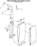 Bag housing and handle