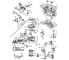 Briggs & Stratton 422707-1211-01 carburetor / manifold and air cleaner assembly diagram
