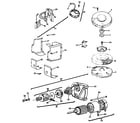 Craftsman 917255920 starter motor and armature assembly diagram