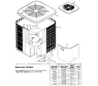 ICP CH5048VKA3 non-functional replacement parts diagram