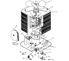 ICP CH5024VKB3 functional replacement parts diagram